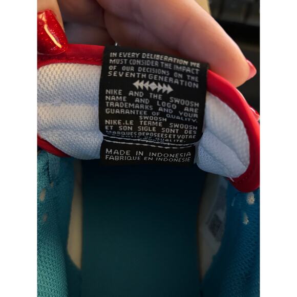 Nike Dunk Low N7 Dark Turquoise White Black Men's NEW HJ9088 488 Size 9.5 - Picture 9 of 9